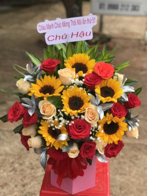 Giỏ hoa sinh nhật - 03